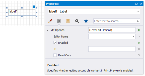 Label | Reports Documentation